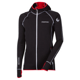 Muška dukserica Progress TS Torez Hoody 17CG crna/crvena Black/Red