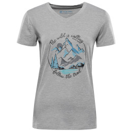 Ženska majica Alpine Pro Grema 3 tamno siva Grey