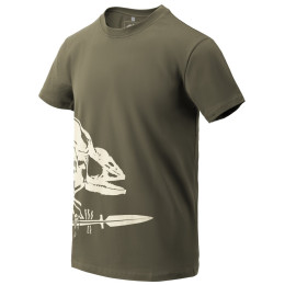 Muška majica Helikon-Tex T-Shirt (Full Body Skeleton) zelena Olive Green