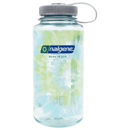 Boca Nalgene Wide Mouth Tie-Dye Print 1000 ml svijetlo plava Seafoam w/Platinum Blue Tie Dye