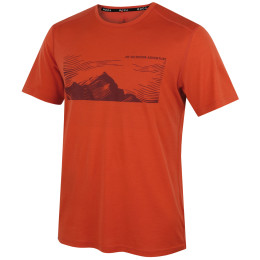 Muška majica MOOA Merino Lyolite Highlander 150 Short narančasta burnt orange