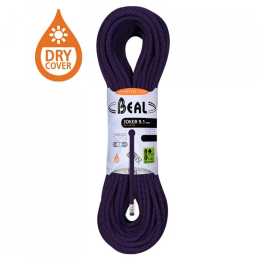 Uže za penjanje Beal Joker 9,1 mm (70 m) Dry Cover Ljubičasta PURPLE