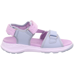 Dječje sandale Superfit Criss Cross Light Blue ružičasta HELLBLAU/LILA