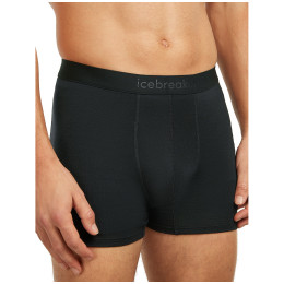Muške funkcionalne bokserice Icebreaker Men Merino Blend 125 ZoneKnit™ Boxers crna Black
