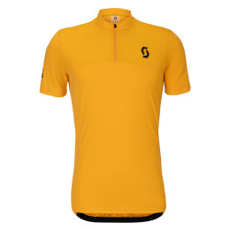 Muški biciklistički dres Scott Jersey M's Endurance LT SS žuta gleam orange