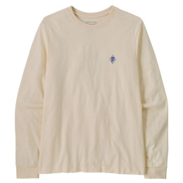 Muška majica Patagonia M's L/S MW Hut Tripper Skyline T-Shirt bež Undyed Natural
