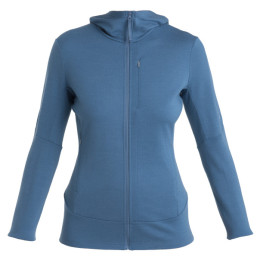 Ženska funkcionalna dukserica Icebreaker Women Merino 260 Quantum IV LS Zip Hoodie plava Dawn