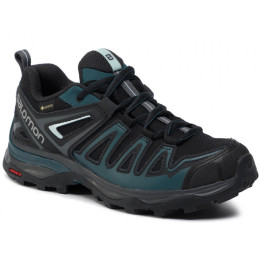 Ženske cipele Salomon X Ultra 3 Prime GTX W Black crna/plava Black/ReflectingPond/IcyMorn