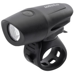 Prednje svjetlo Just One Wista USB crna