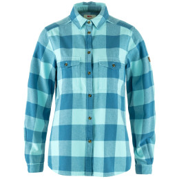 Ženska košulja Fjällräven Övik Heavy Flannel Shirt W plava Dawn Blue-Breeze Blue