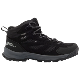 Dječje planinarske gležnjače Jack Wolfskin Vojo Tour Texapore Mid K crna Phantom