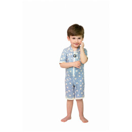 Dječji kupaći DucKsday Manta Baby Swimsuit plava/bijela Blue/Off White