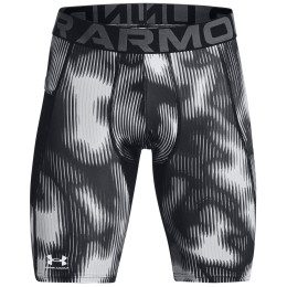Muške funkcionalne bokserice Under Armour HG Prtd Long Shorts crna/bijela