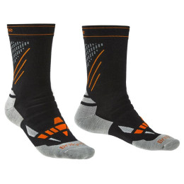 Čarape Bridgedale Ski Nordic Race crna black/stone/850