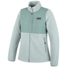 Ženska dukserica MOOA Sherpa svijetlo zelena pale teal