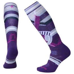Ženske podkoljenice Smartwool Phd Ski Medium Pattern Women`s Ljubičasta MountainPurple