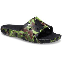 Muške papuče Crocs Classic Spray Camo Slide crna