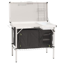 Kuhinja Outwell Drayton Kitchen Table crna/bijela