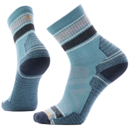 Čarape Smartwool Hike Light Cushion Striped Mid Crew Sock plava