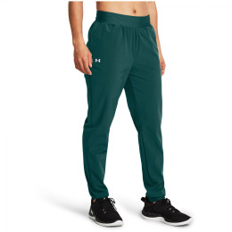 Ženske hlače Under Armour ArmourSport High Rise Wvn Pnt zelena/plava HydroTeal/White