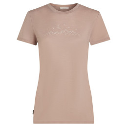 Ženska majica Icebreaker Women Merino 150 Tech Lite SS Tee Sparkling Stars ružičasta Pink Quartz