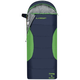 Dječja vreća za spavanje  Loap Ricco Kid plava/zelena