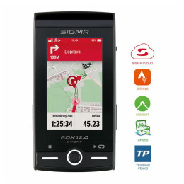 Ciklokompjuter Sigma Rox 12.0 Sport Set (2020) siva