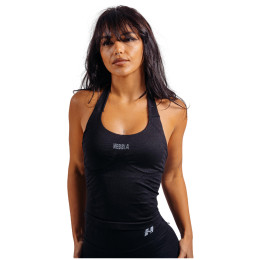 Ženski top Nebbia Halter Top with Built-in Bra Primal crna BLACK