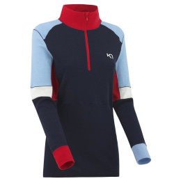Ženska funkcionalna majica Kari Traa Yndling H/Z plava / crvena naval
