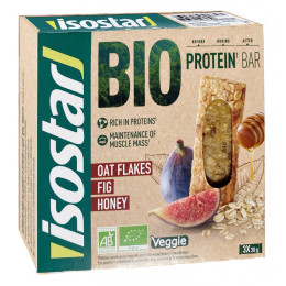 Energetske pločice Isostar BIO proteinové tyčinky fíky/med 3x30g