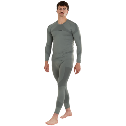 Muško termo rublje Fundango Seamless Baselayer Set kaki khaki