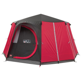 Šator Coleman Festival Octagon 8 crna/crvena Red/Black