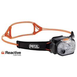 Visokoučinkovita čeona lampa Petzl Swift RL crna/narančasta Black Orange