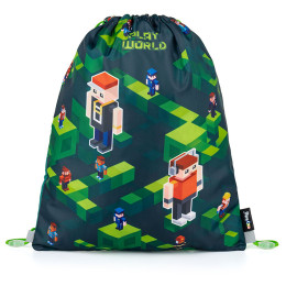 Torba za cipele Oxybag Sáček na cvičky tamno zelena