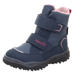 Dječje zimske cipele Superfit Husky Blau/Rosa plava/ružičasta Blau/Rosa