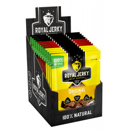 Suho meso  Royal Jerky Mješavina okusa govedine 12x22g