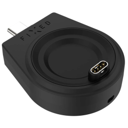Adapter Fixed Nabíjecí USB-C adaptér pro hodinky Garmin crna černá