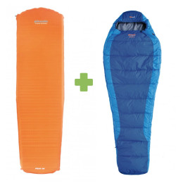 Set Pinguin Set spacáku Savana 185 a karim plava