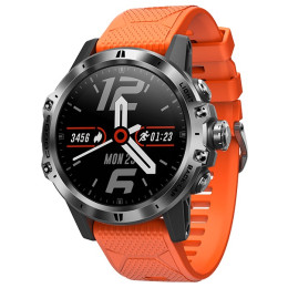 Sat Coros Vertix GPS Adventure Watch srebrna / narančasta Silver/Orange
