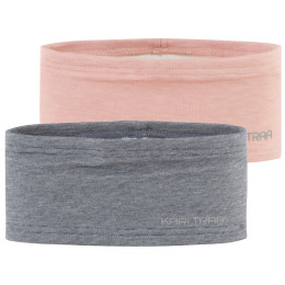 Rajf Kari Traa Nora S Headband 2Pk siva/narančasta