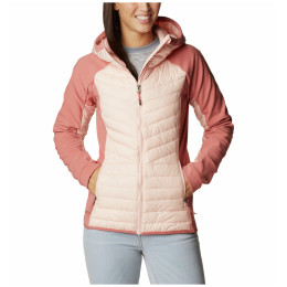 Ženska zimska jakna Columbia Powder Lite™ Hybrid Hooded Jacket ružičasta