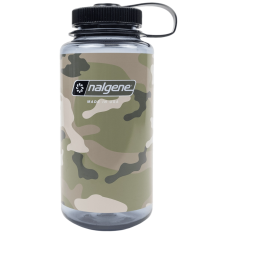 Boca Nalgene Wide Mouth Camo Print 1000 ml siva/crna Gray w/Black Camo