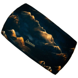 Ženska traka za glavu Drexiss Gold Mountain crna/zlatna