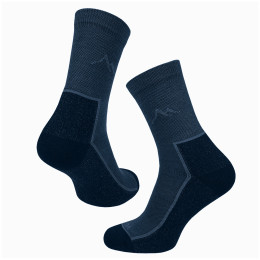 Čarape MOOA Merino Mountain plava Denim Blue