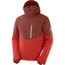 Muška jakna Salomon Speed Jacket M crvena GojiBerry/MadderBrown/White