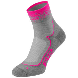 Biciklističke čarape R2 Grace siva/žuta