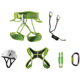 Samoosiguravajući komplet (via ferrata set) Ocún Via Ferrata Twist+Chest Pail Set zelena