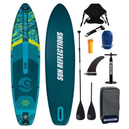 SUP Sun Reflections XXL 11'6'' Combo zelena/plava Emerald Green