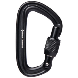 Karabiner Black Diamond Liteforge Screwgate crna Black