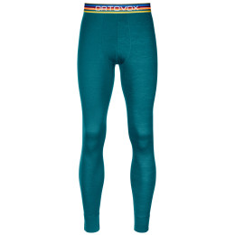 Muške gaće Ortovox 185 Rock'N'Wool Long Pants zelena PacificGreen